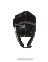 GOLD STENCIL CAMO AVIATOR HAT